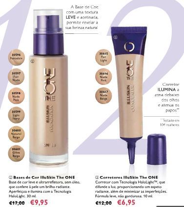 Base + Corretor Olheiras Oriflame - Super Preço