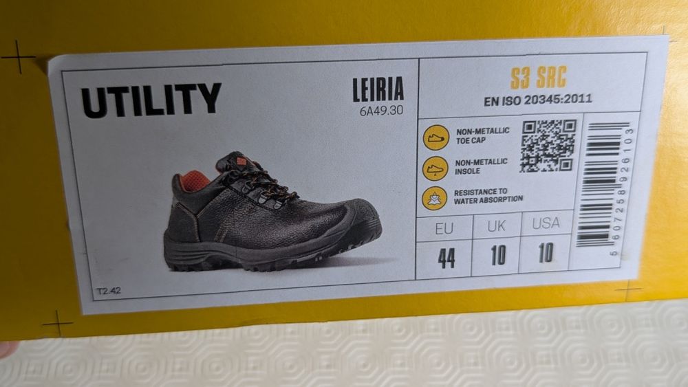 Calçado de segurança - Sapato de trabalho