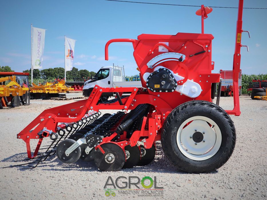 Siewnik zbożowy dwutalerzowy nawozowy ścieżki Ozdoken Pertum S300 F300