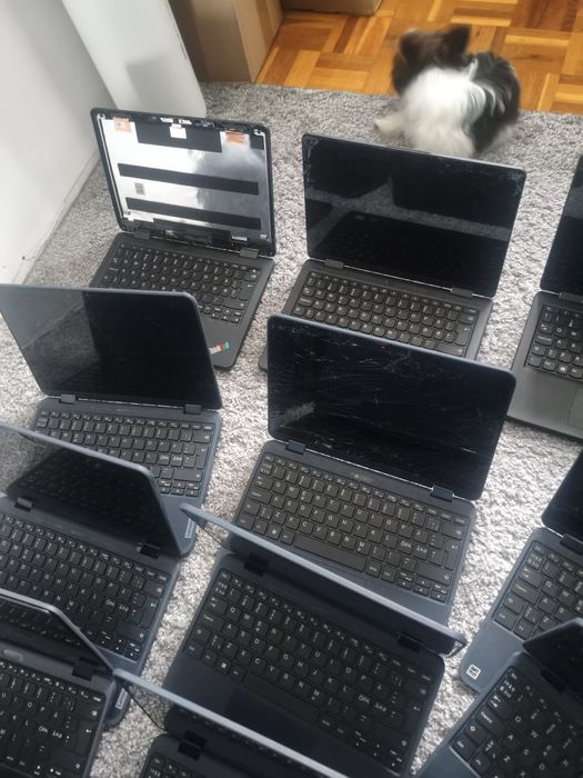 Laptopy 2w1 sprawne płyty i baterie 8gb ram Lenovo 500w Gen3 i inne
