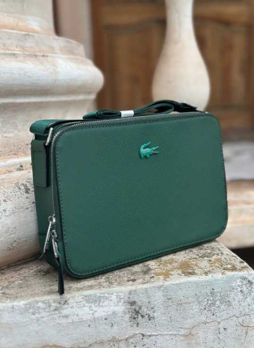 Барсетка Lacoste Сумка Зелена 25х17 см