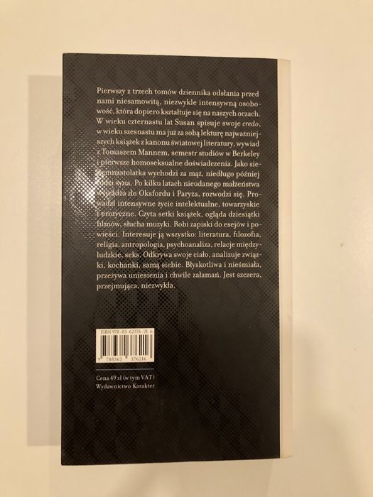 Susan Sontag odrodzona dzienniki tom 1