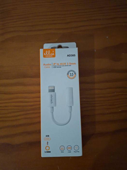 Adaptador de iPhone para audio