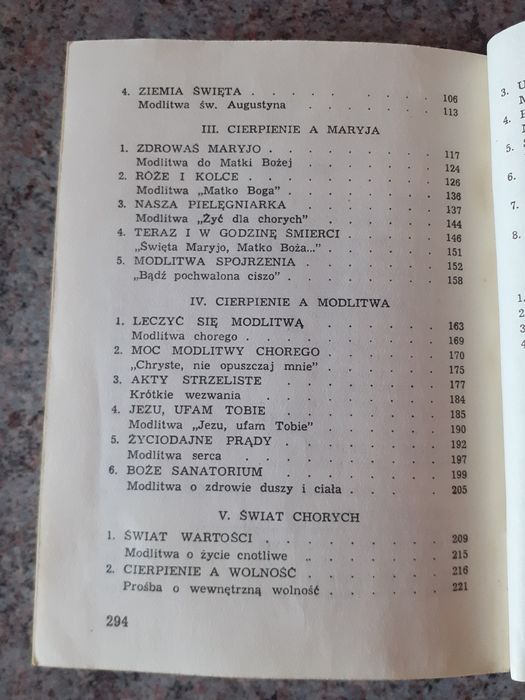 Ks Franciszek Grudniok - Blaski cierpienia [Wrocław 1989] spis treści
