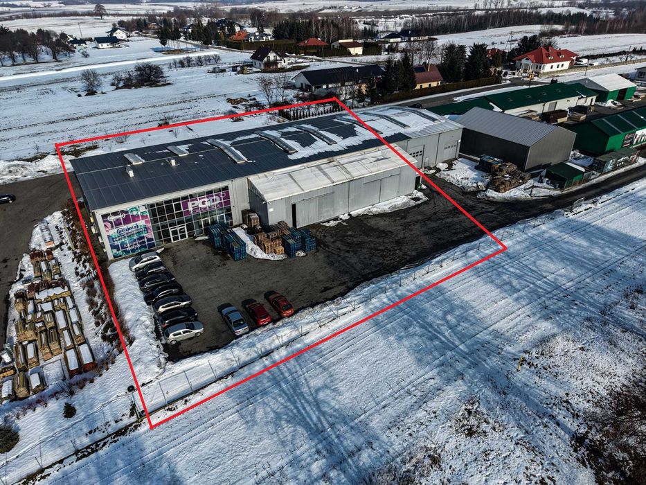 Hala magazynowa z biurem 1200 m2 Wierzbna wynajem