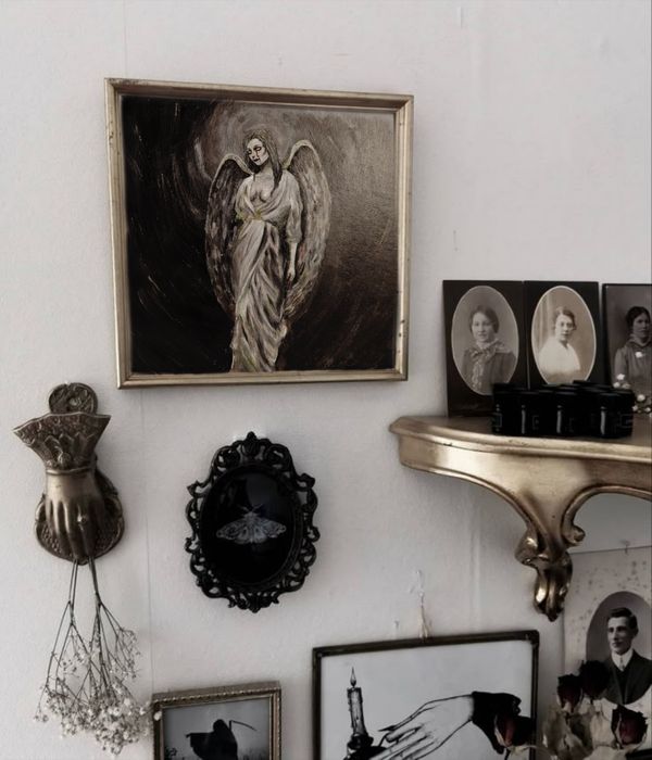 картина ангел акрил ручная работа