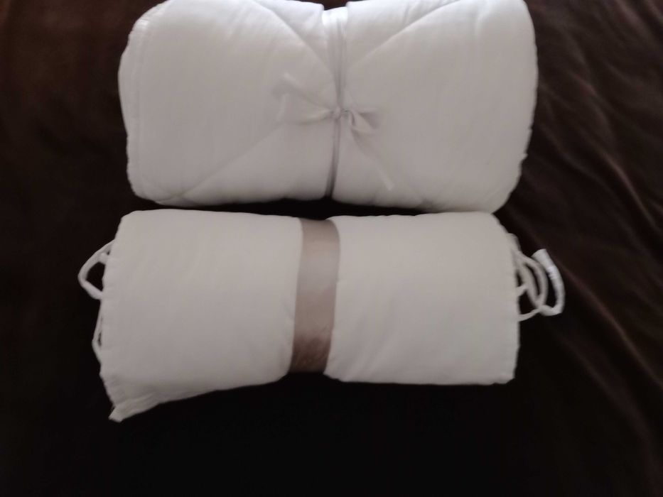 Segurança  Berço Proteção + Edredão Aquecimento,  Algodão 1,20 x 80 cm