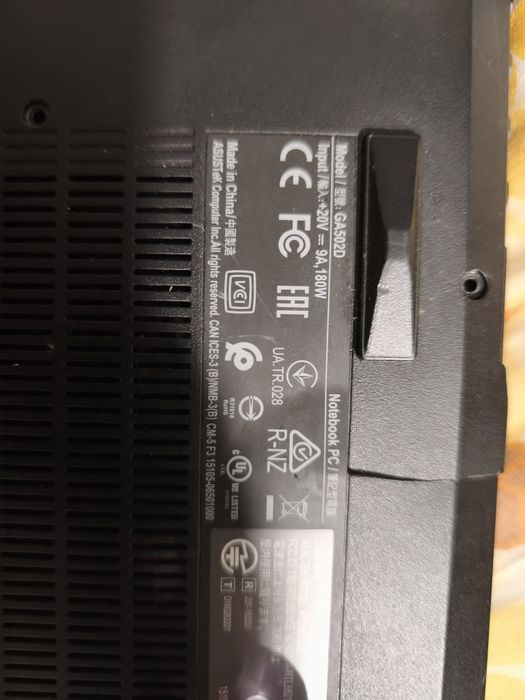 Portátil ASUS rog para pecas