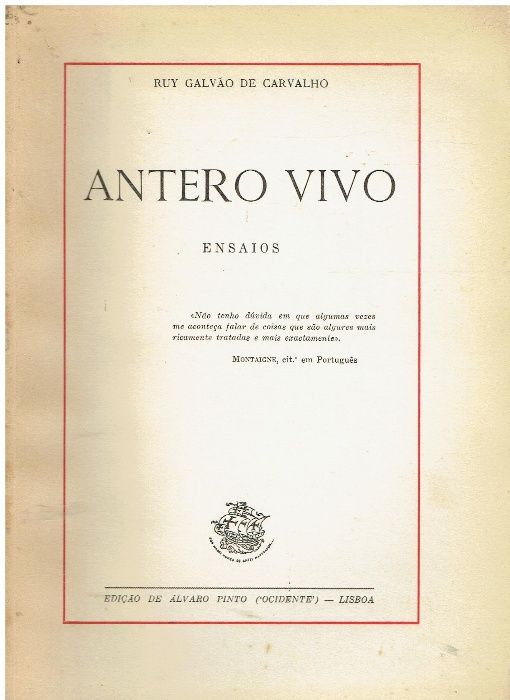 5038 - Literatura -Livros sobre Antero de Quental 2