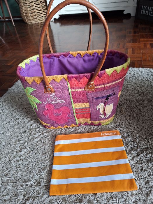 Saco de praia e bolsa pequena