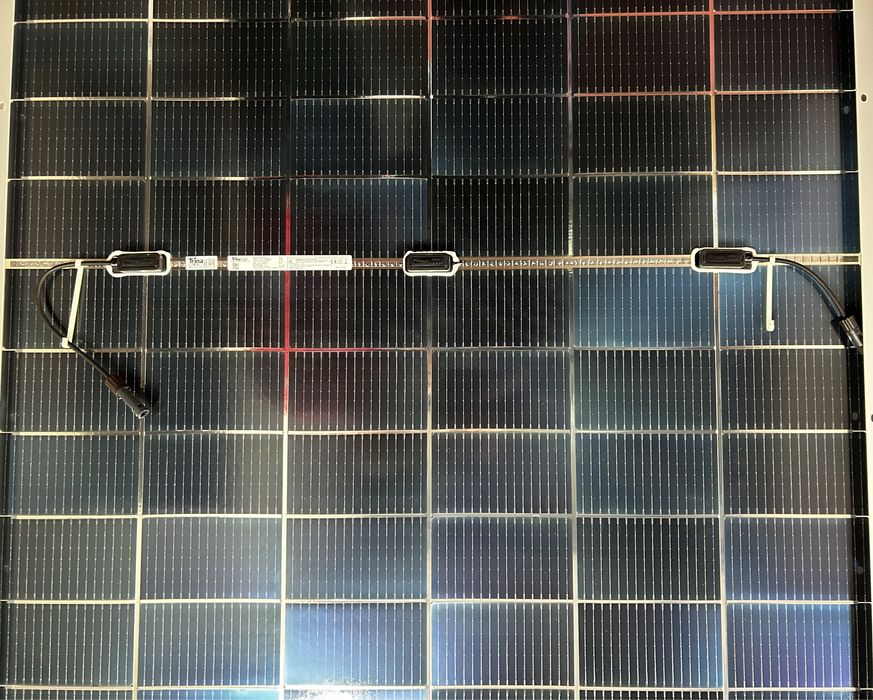 Сонячні панелі Trina 610w BIFACIAL DUAL GLASS