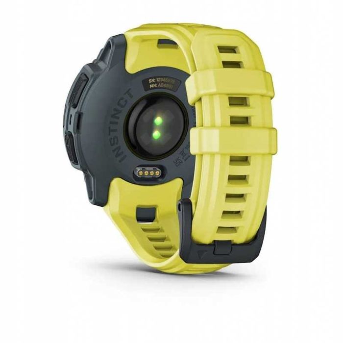 Smartwatch Garmin Instinct E żółty (Electric Lime)
