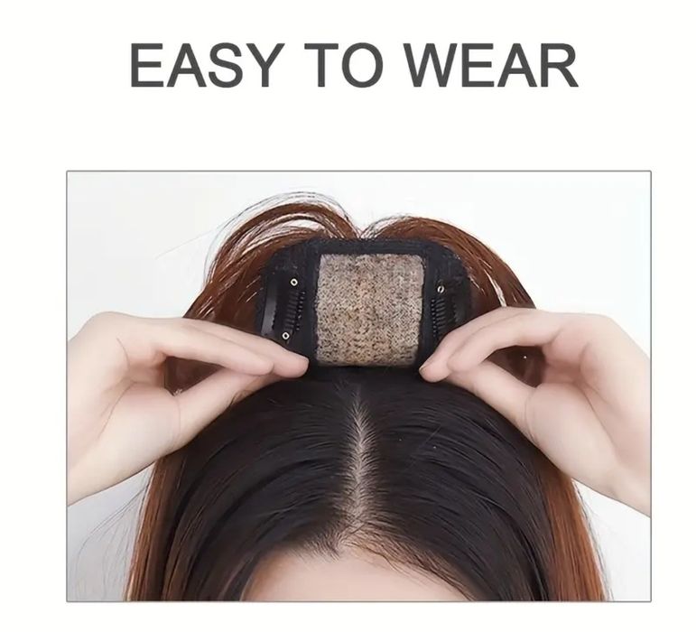 Topper nakładka na włosy Treska dopinka doczep