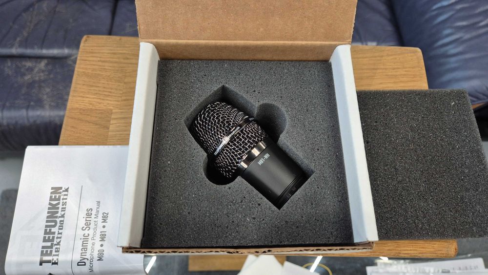 Капсулі Telefunken M80 / M81WH для радіосистем Shure, Sony, Sennheiser