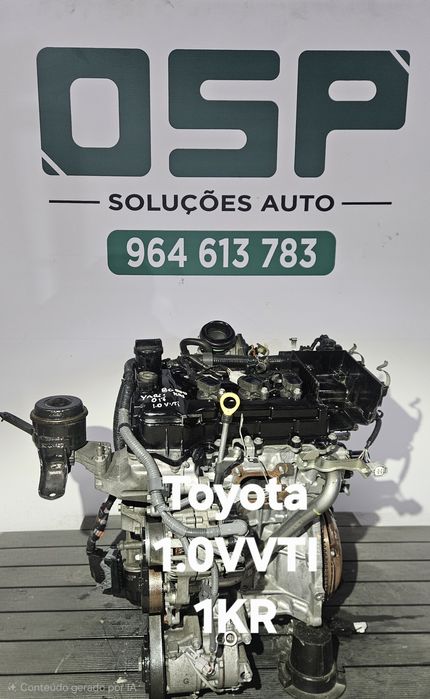 Motor 1.0 vvti com ref. 1KR