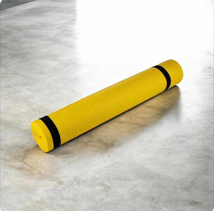 Nowa żółta mata do jogi Umbro