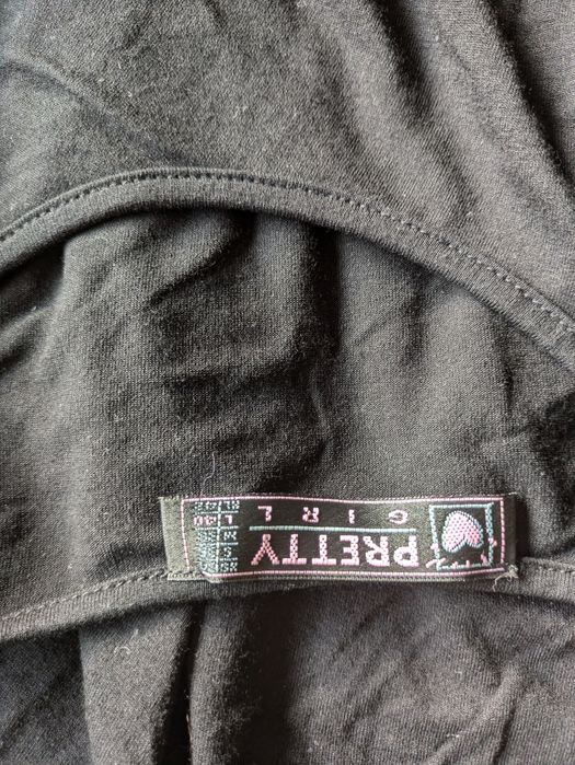 Czarna sportowa sukienka L pretty girl