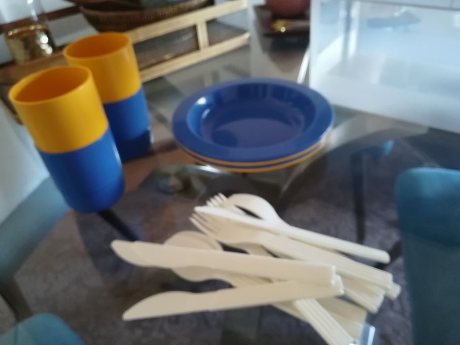 Loiça para piquenique 4 pessoas