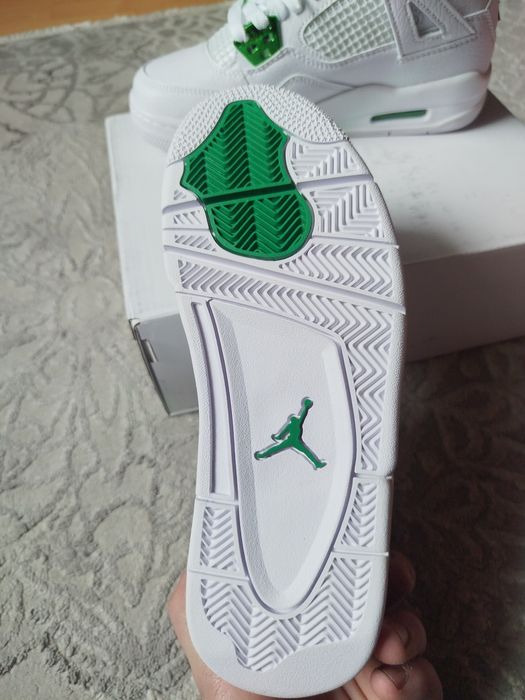 Nowe Nike Jordan 4 white/green