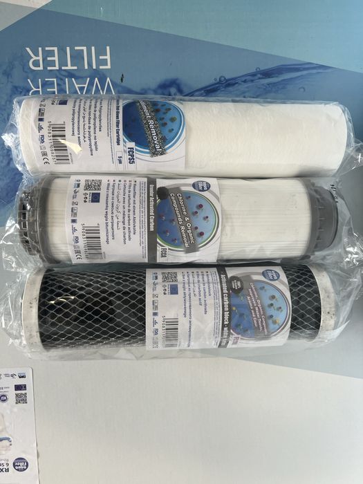 Компоект улучшенных фильтров - картриджей от хлора Aquafilter (Польша)