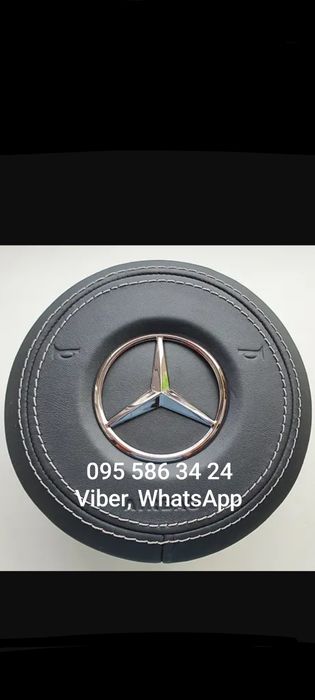 Крышка заглушка подушка безопасности руля. Мерседес