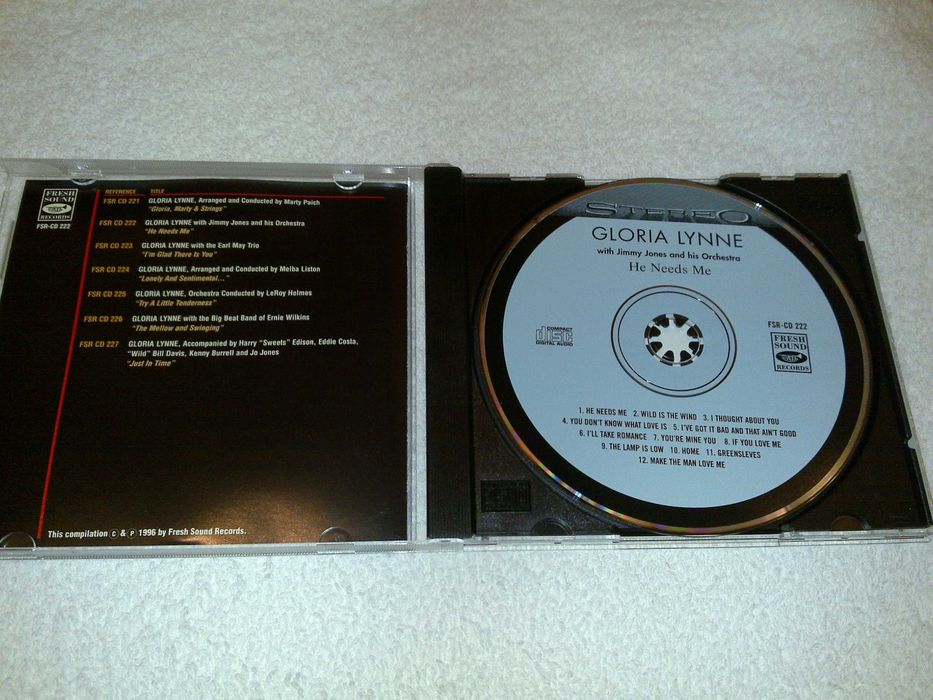 gloria lynne (he needs me) with jimmy jones orchestra - cd