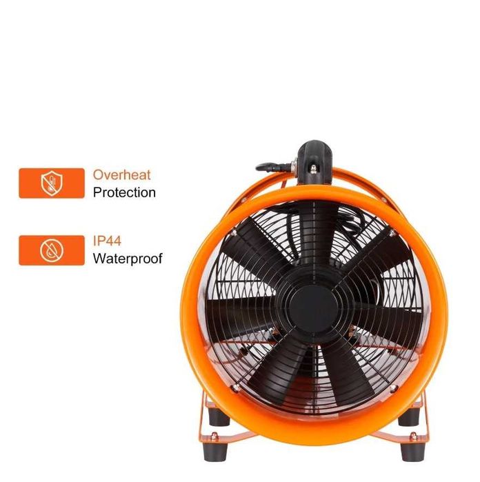 Ventilador de construção ventilador extractor extrator ventilador com mangueira