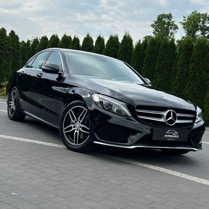 Mercedes-Benz Klasa C AMG#SKÓRA#GRZANE FOTELE#2xPDC#ALU18#serwisowany#bezwypadkowy#gwarancja