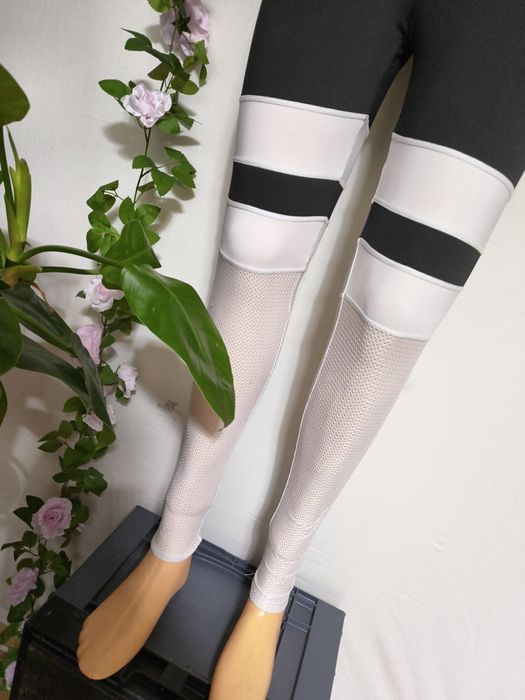 Sportowe getry z siateczka rozmiar S