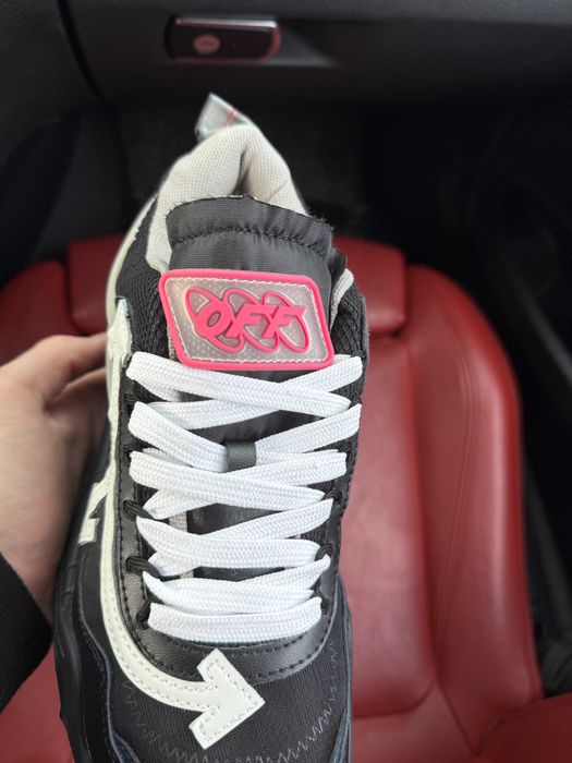 (ОПЛАТА ПІСЛЯ ОГЛЯДУ)Off White Odsy 1000 Black White Офф Вайт Одсі