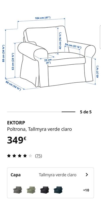 Poltrona Ikea Edição Limitada Descontinuada