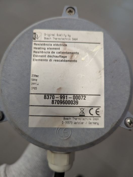 Resistência elétrica cilindro 2000W Bosh