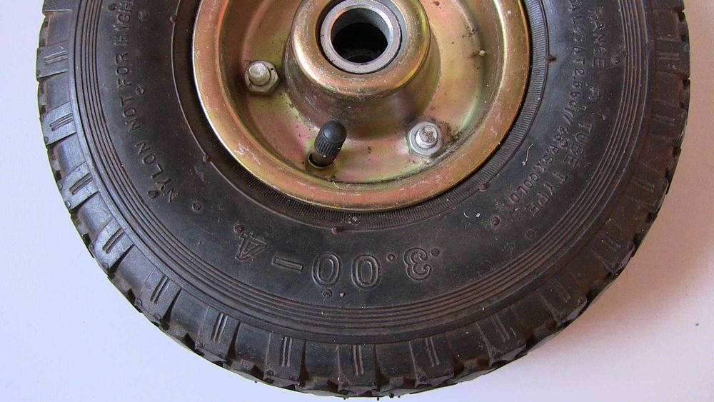 Пневматическое колесо надувное для тележки. Aslan 3.00-4