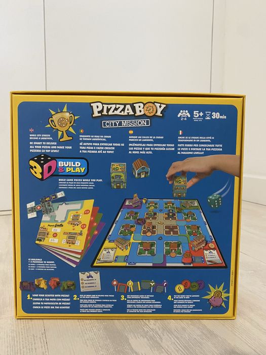 Jogo de tabuleiro pizza boy