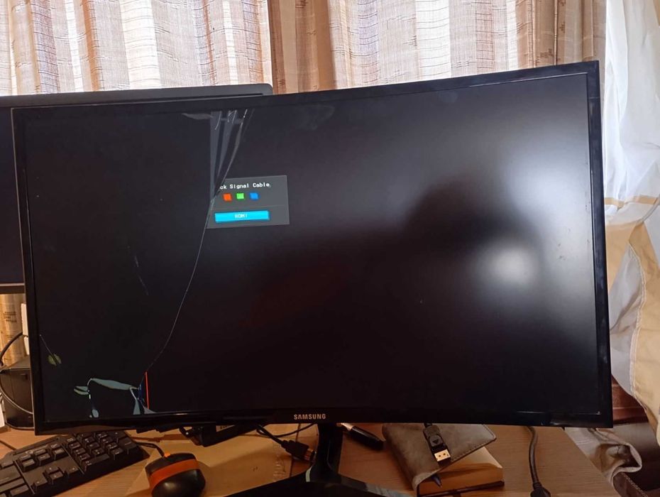 Монитор Samsung C27F398F 27 " на запчасти