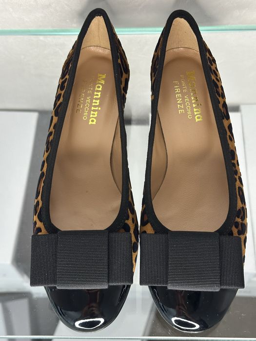 Шкіряні леопардові балетки Mannina . Італія. Розмір 35,35.5,36,36,5,41