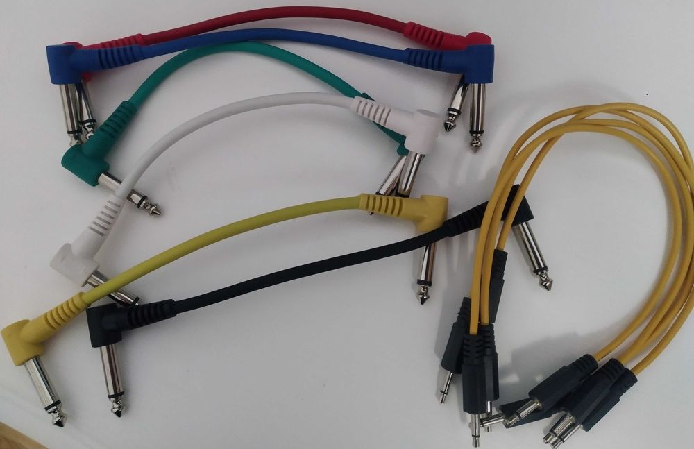 Patch kable duży i mały jack 10 sztuk NOWE