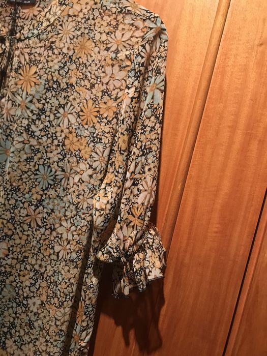 Vestido comprido Bershka
