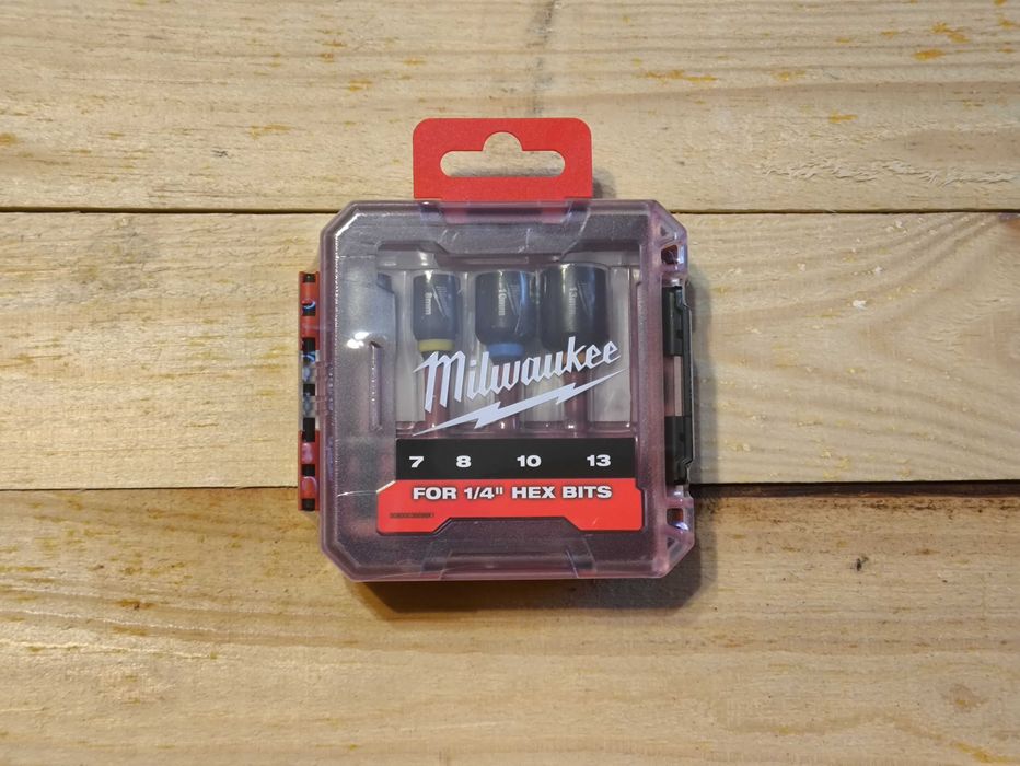 Nasadki Bity Udarowe Milwaukee Magnetyczne 7 - 13 HEX Imbus Zakrętarka
