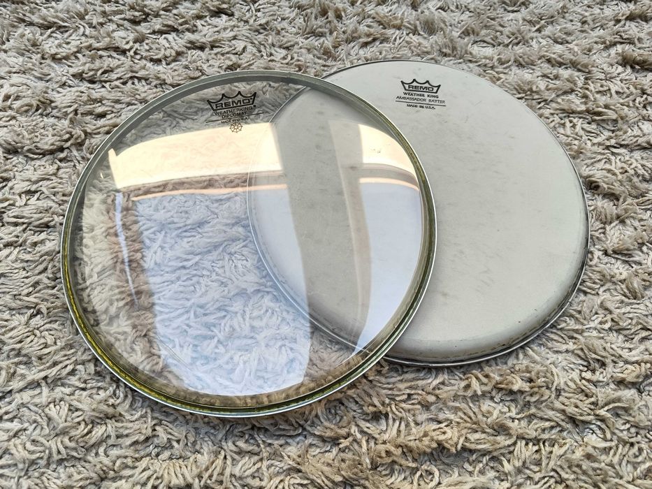2x Naciąg perkusyjny REMO AMBASSADOR BATTER Coated + DIPLOMAT Clear 10