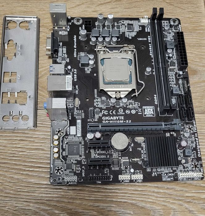 Комплект Intell Pentium G4560+Gigabyte GA-H110M-S2 Socket 1151
