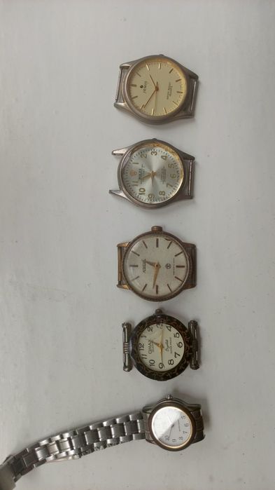 Наручные часы СССР Ракета + Jemis + Rolex + Omax.