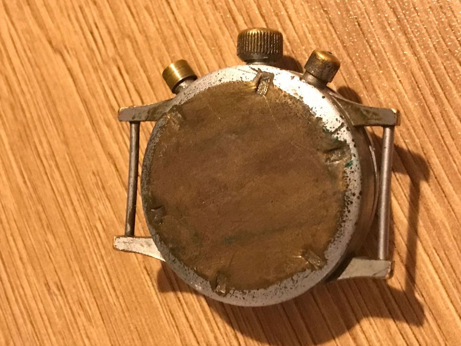 Original Offiziers-Fliegerchronograph Urofa 59 pilot 1MCZZ ,1МЧЗ Glashutte  B-Uhr / Flieger  1948, Glashütte 1MCZZ, Tutima