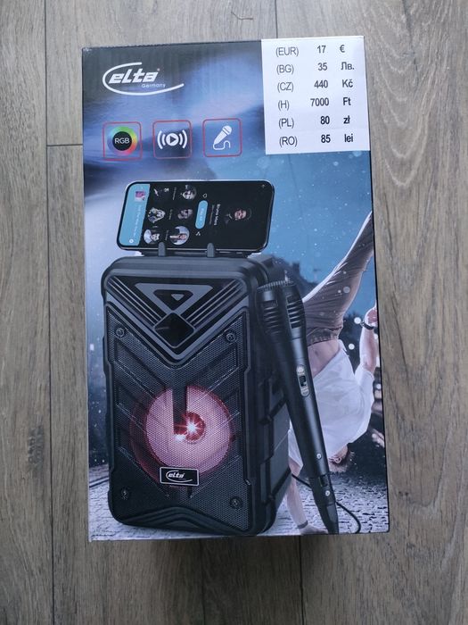 Karaoke glosnik i mikrofon