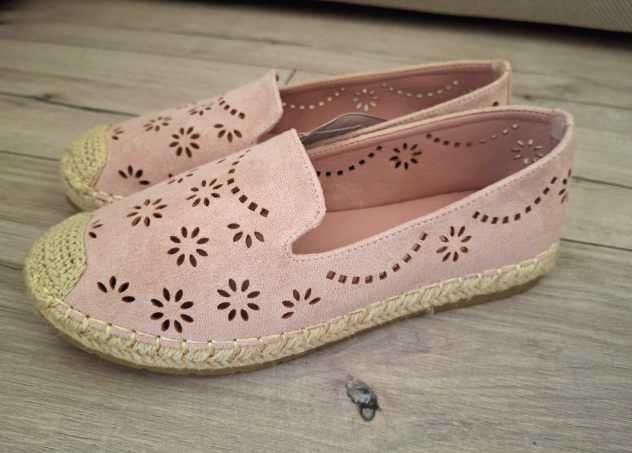 buty espadryle rozm 36 delikatny róż nowe z metką kobiece bardzo