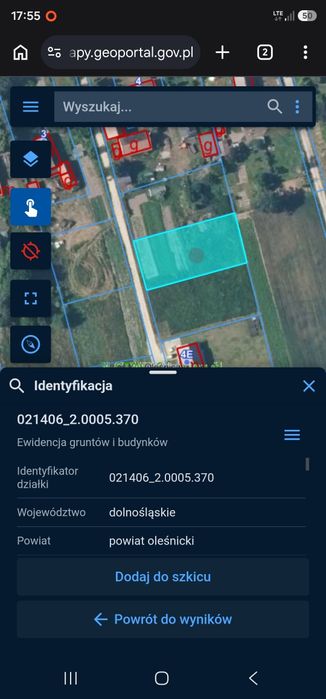 Działka Budowlana 10ar Cieśle,gm. Oleśnica