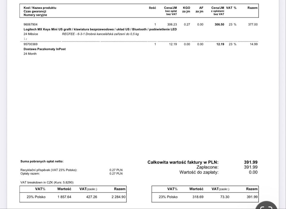 Logitech MX Keys Mini