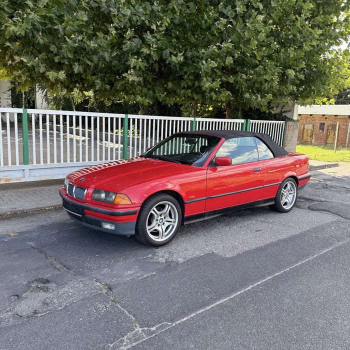 BMW e36 cabrio 318i dach manualny fajny stan skora