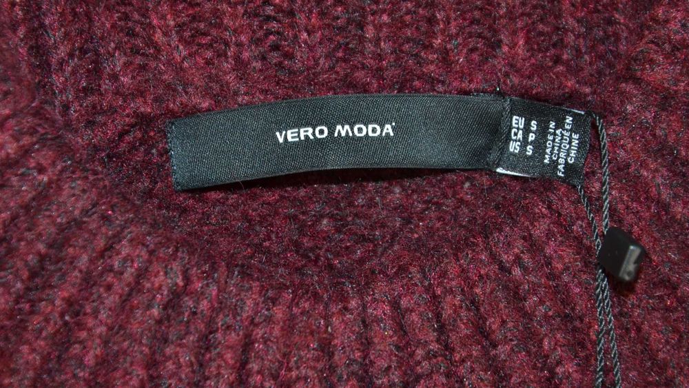 VERO MODA VMZEN Nowy Sweter Damski S Oversize Oryginalny Wełna Alpaka