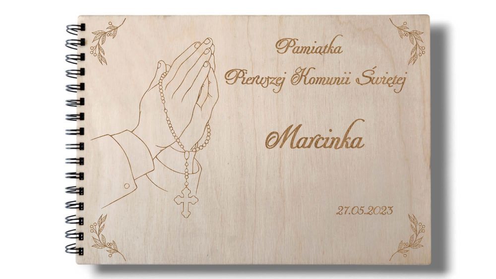 Fotoalbum na Chrzest urodziny Komunia Święta